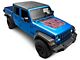 SEC10 Topographical Hood Decal; Red (20-24 Jeep Gladiator JT, Excluding Mojave)