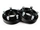 Mammoth 1.25-Inch Billet Wheel Spacers; Black (20-24 Jeep Gladiator JT)