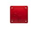 BuiltRight Industries Bed Plug Cover; Red (20-24 Jeep Gladiator JT)