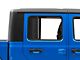 SEC10 Small Punched Rear Window Decal; Matte Black (20-24 Jeep Gladiator JT)