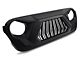 G3 Angry Series Grille with Turn Signals; Matte Black (20-24 Jeep Gladiator JT)