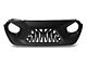 G1 Angry Series Grille with Turn Signals; Matte Black (20-25 Jeep Gladiator JT)