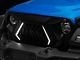 G1 Angry Series Grille with Turn Signals; Matte Black (20-25 Jeep Gladiator JT)