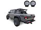 Armour II Roll Bar with 9-Inch Black Round Flood LED Lights and Basket; Black (20-24 Jeep Gladiator JT)