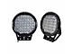 Armour II Roll Bar with 9-Inch Black Round Flood LED Lights and Basket; Black (20-24 Jeep Gladiator JT)