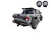 Armour II Roll Bar with 9-Inch Black Round Flood LED Lights and Basket; Black (20-24 Jeep Gladiator JT)