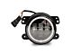 4-Inch LED Fog Lights with Full Halo; Black (20-24 Jeep Gladiator JT)