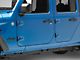 SEC10 Hinge Accent Decal; Gloss Black (20-24 Jeep Gladiator JT)