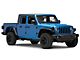 Bushwacker Flat Style Fender Flares; Textured Black (20-24 Jeep Gladiator JT)