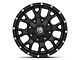 Mayhem Wheels Warrior Matte Black Wheel; 20x10; -25mm Offset (20-24 Jeep Gladiator JT)