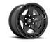 Fuel Wheels Warp Satin Black Wheel; 17x9; -12mm Offset (20-24 Jeep Gladiator JT)