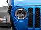 Raxiom 9-Inch LED Headlights with DRL and Turn Signals; Black Housing; Clear Lens (20-24 Jeep Gladiator JT)