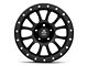 Mammoth 12 Hole Simulated Simulated Beadlock Matte Black Wheel; 17x9 (20-24 Jeep Gladiator JT)