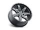 Level 8 Wheels Slam Matte Black Wheel; 17x8.5 (20-24 Jeep Gladiator JT)