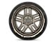 Black Rhino Barstow Matte Bronze with Matte Black Ring Wheel; 18x8; 30mm Offset (20-24 Jeep Gladiator JT)