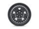 Black Rhino Grange Matte Black with Machined Tinted Ring Wheel; 18x9 (20-24 Jeep Gladiator JT)
