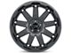 Black Rhino Oceano Gloss Gun Black with Stainless Bolts Wheel; 20x12 (20-24 Jeep Gladiator JT)