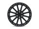 Black Rhino Pinnacle Semi Gloss Black with Gunmetal Bolts Wheel; 20x9 (20-24 Jeep Gladiator JT)