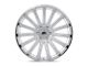 Black Rhino Spear Silver with Mirror Cut Edge Wheel; 20x9 (20-24 Jeep Gladiator JT)