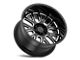 Black Rhino Pismo Gloss Black with Milled Spokes Wheel; 20x9.5 (20-24 Jeep Gladiator JT)