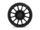 Black Rhino Rapid Matte Black Wheel; 20x9.5 (20-24 Jeep Gladiator JT)
