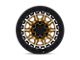 Black Rhino Tusk Matte Gold with Machined Ring Wheel; 17x8.5; 0mm Offset (20-24 Jeep Gladiator JT)