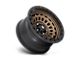 Fuel Wheels Zephyr Matte Bronze with Black Bead Ring Wheel; 17x9 (20-24 Jeep Gladiator JT)