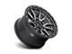 Fuel Wheels Rebel Matte Gunmetal with Black Bead Ring Wheel; 17x9 (20-24 Jeep Gladiator JT)