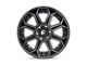 Fuel Wheels Siege Gloss Machined Double Dark Tint Wheel; 20x10 (20-24 Jeep Gladiator JT)