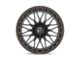 Fuel Wheels Trigger Matte Black Dark Tint Wheel; 17x9 (20-24 Jeep Gladiator JT)