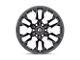 Fuel Wheels Flame Gloss Black Milled Wheel; 20x9; 1mm Offset (20-24 Jeep Gladiator JT)