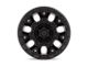 Fuel Wheels Traction Matte Black with Double Dark Tint Wheel; 20x10 (20-24 Jeep Gladiator JT)