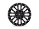 Fuel Wheels Quake Gloss Black Milled Wheel; 20x10 (20-24 Jeep Gladiator JT)