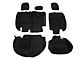 RedRock Custom Fit Front and Rear Seat Covers; Black (20-24 Jeep Gladiator JT)