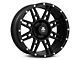 Mammoth Vader Simulated Beadlock Matte Black Wheel; 18x9 (20-24 Jeep Gladiator JT)