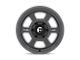 Fuel Wheels Hype Battleship Gray Wheel; 17x8.5; 10mm Offset (20-24 Jeep Gladiator JT)