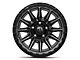 Fuel Wheels Piston Matte Gunmetal with Gloss Black Lip Wheel; 22x9.5 (20-24 Jeep Gladiator JT)