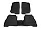 Weathertech Front and Rear Floor Liner HP; Black (20-24 Jeep Gladiator JT)