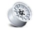 KMC Range Gloss Silver with Machined Face Wheel; 17x8.5; 0mm Offset (20-24 Jeep Gladiator JT)