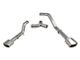 Hooker BlackHeart Muffler Delete Dual Axle-Back Exhaust System with Polished Tips; Rear Exit (20-24 3.6L Jeep Gladiator JT)