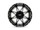 Moto Metal Hydra Gloss Black Milled Wheel; 20x10 (20-24 Jeep Gladiator JT)