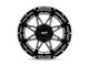 Moto Metal Hydra Gloss Black Milled Wheel; 20x12 (20-24 Jeep Gladiator JT)