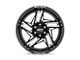 Moto Metal Ripsaw Gloss Black Milled Wheel; 20x10; -18mm Offset (20-24 Jeep Gladiator JT)