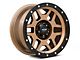 Pro Comp Wheels Phaser Matte Bronze with Black Lip Wheel; 17x9 (20-24 Jeep Gladiator JT)