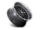 US Mag Santa Cruz Gloss Black with Diamond Cut Lip Wheel; 22x10.5 (20-24 Jeep Gladiator JT)