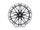 US Mag Santa Cruz Gloss Black with Diamond Cut Lip Wheel; 22x10.5 (20-24 Jeep Gladiator JT)