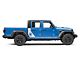 SEC10 Side Panel Star Decal; Silver (20-24 Jeep Gladiator JT)