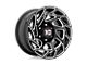 XD Onslaught Gloss Black Milled Wheel; 20x12; -44mm Offset (20-24 Jeep Gladiator JT)