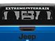 SEC10 ExtremeTerrain Rear Window Banner; Silver (20-24 Jeep Gladiator JT)