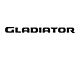 Gladiator Tailgate Letters; Forged Carbon Fiber (20-24 Jeep Gladiator JT)